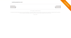 Desktop Screenshot of mydisneyexpierence.com